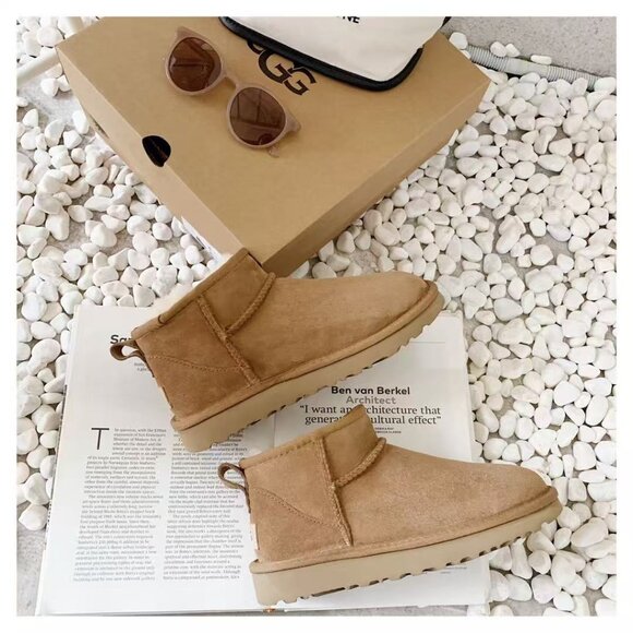 UGG Classic Ultra Mini Boots chestnut - Picture 4 of 6